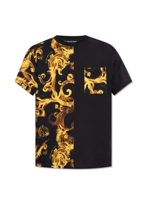 r pkt contrast t-shirt VERSACE JEANS COUTURE | 76GAH611 JS287.G89